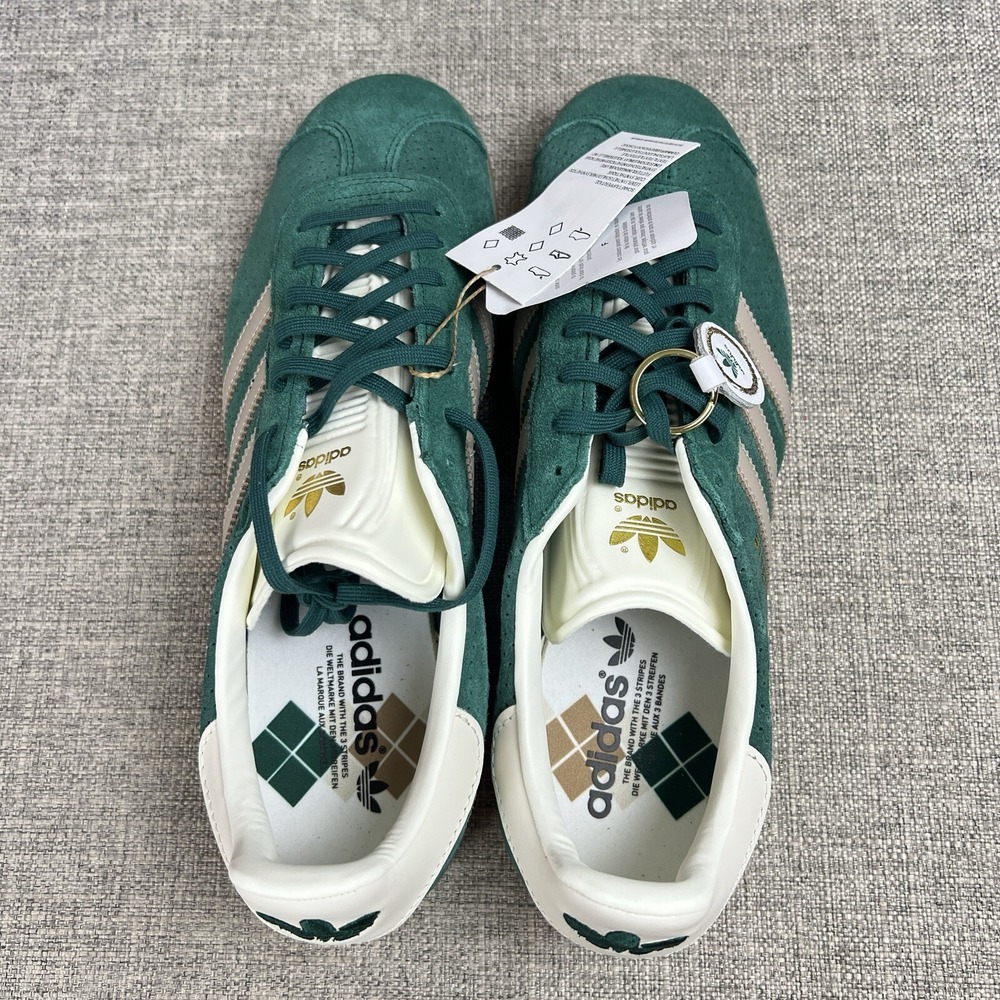 Adidas Gazelle Originals Men's Size 11 Green Wonder Beige Sneakers Shoes IF7154 - Picture 7 of 9